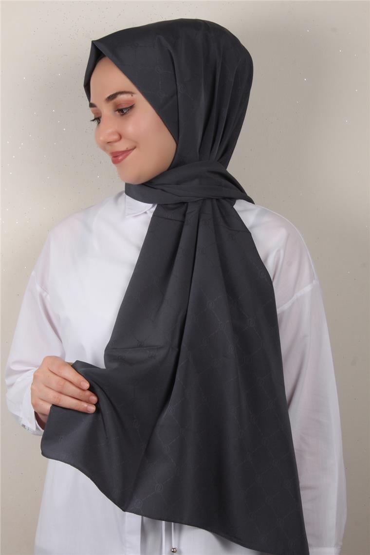 Jakarlı İcon Şal 3103-11 Antrasit