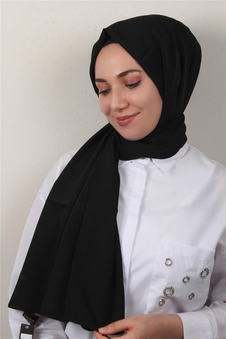 Jakarlı İcon Şal 3103-6 Siyah