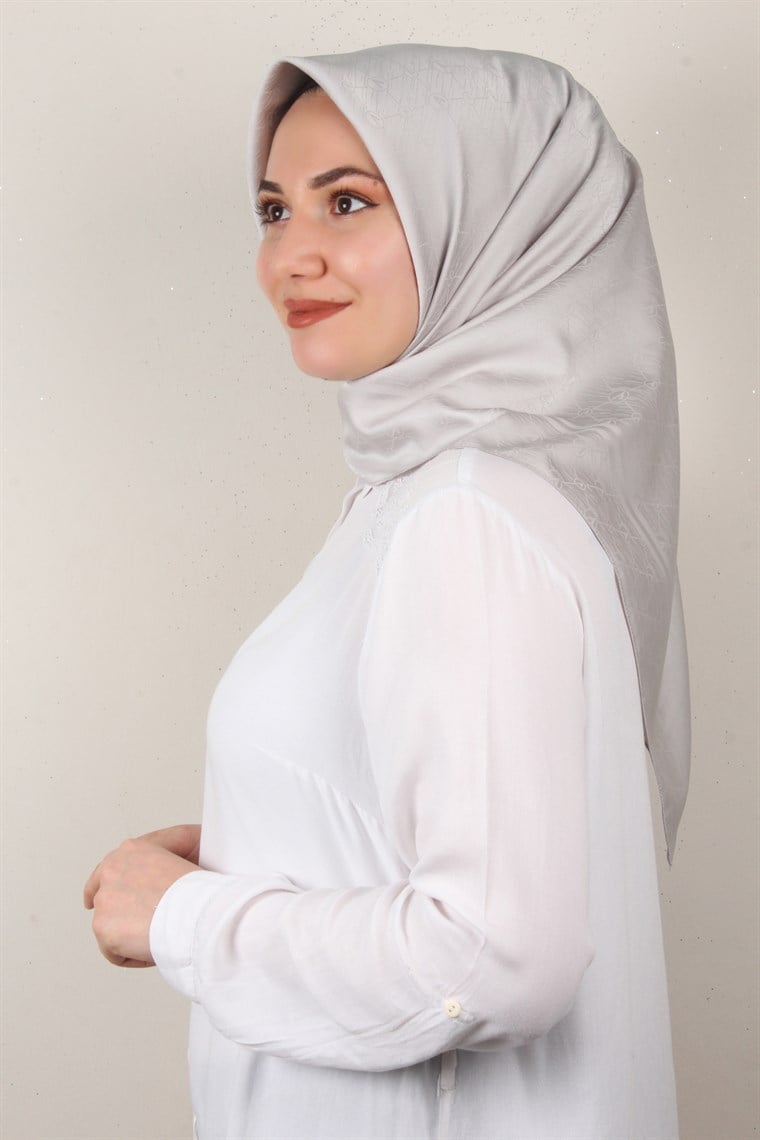 Jakarlı İpeksi Eşarp 3088-7 