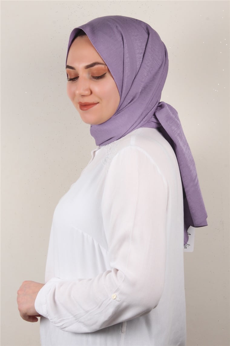 Jakarlı İpeksi Şal 8084-12 Sümbül