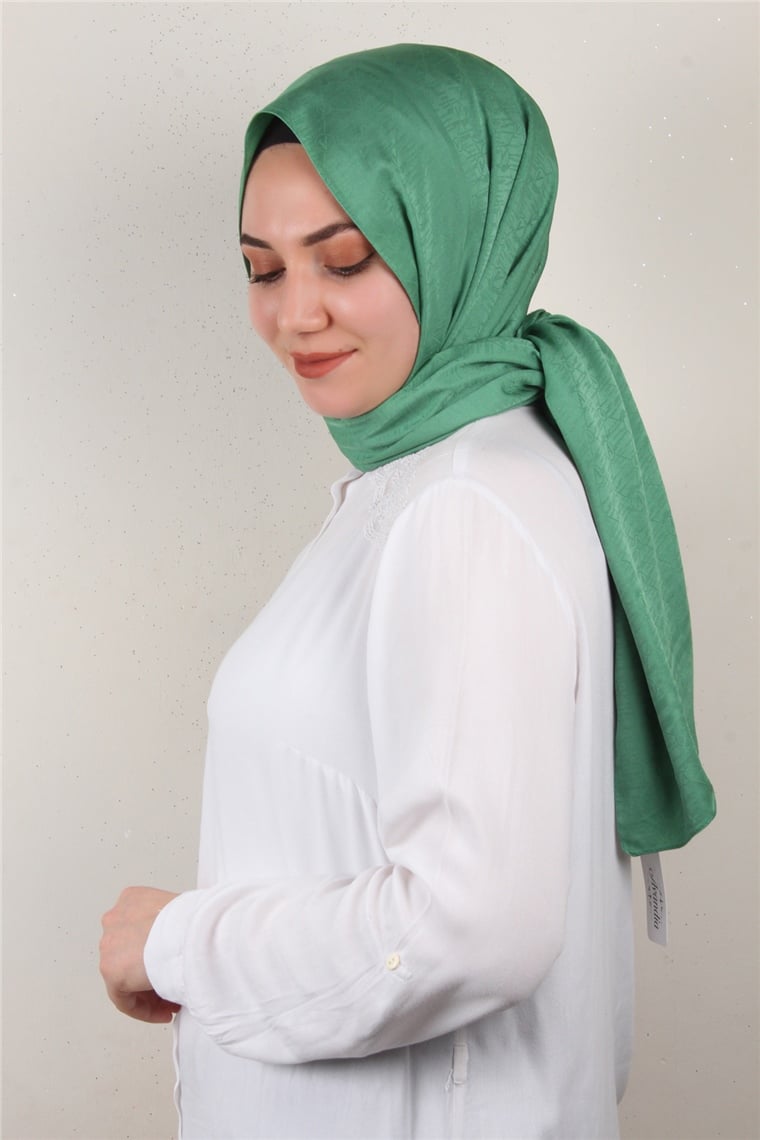 Jakarlı İpeksi Şal 8084-8 Benetton