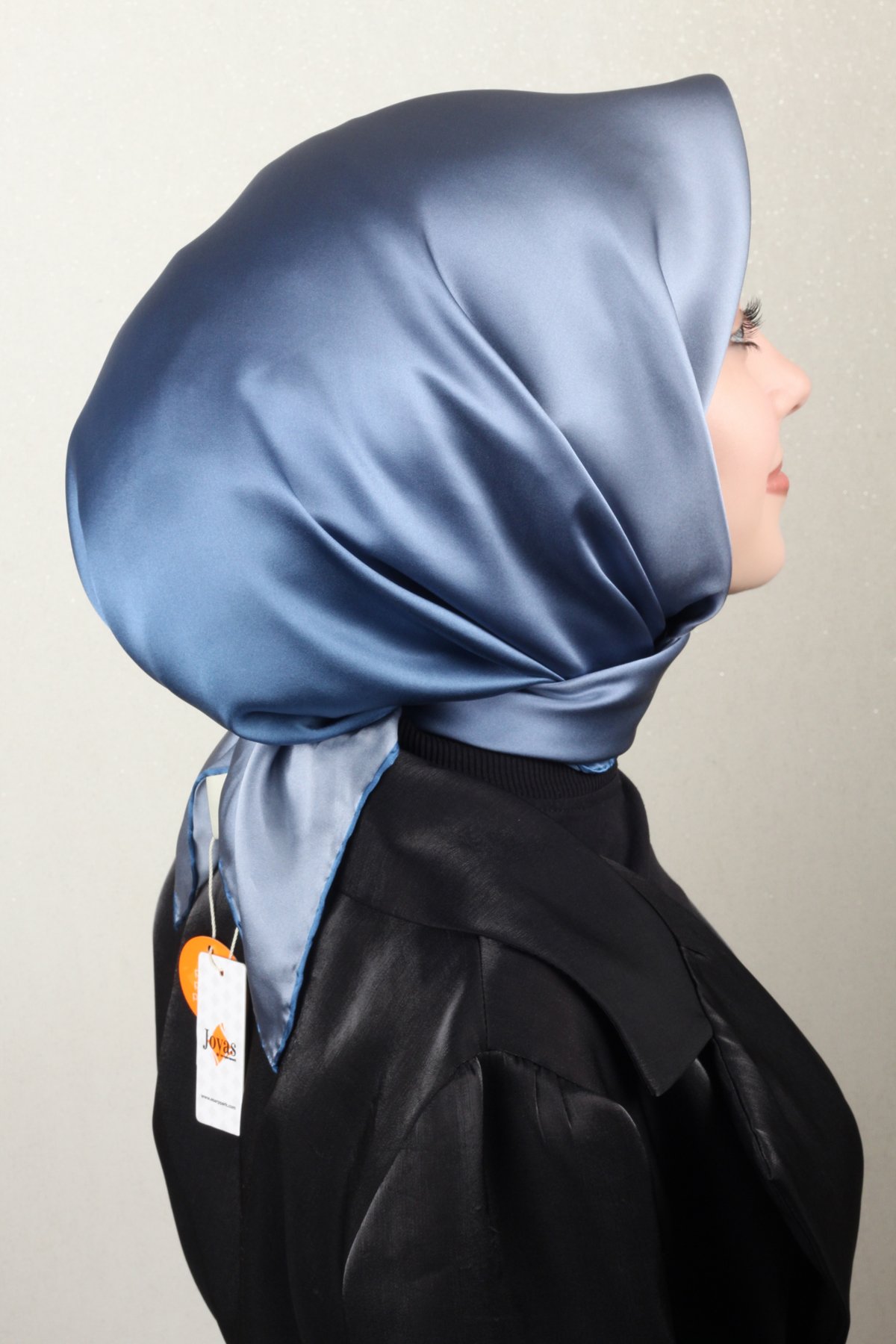 Joyas Degrade İpek Eşarp 4141-1 İndigo