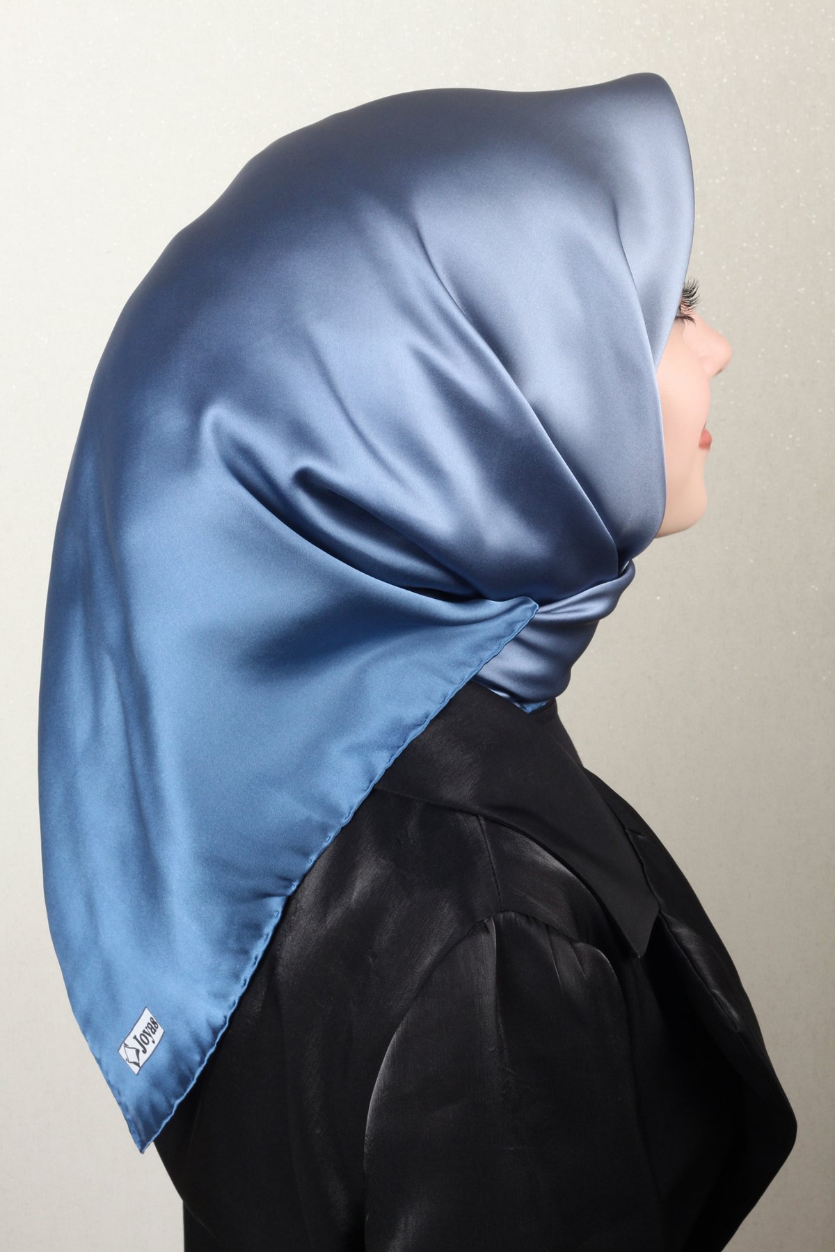 Joyas Degrade İpek Eşarp 4141-1 İndigo
