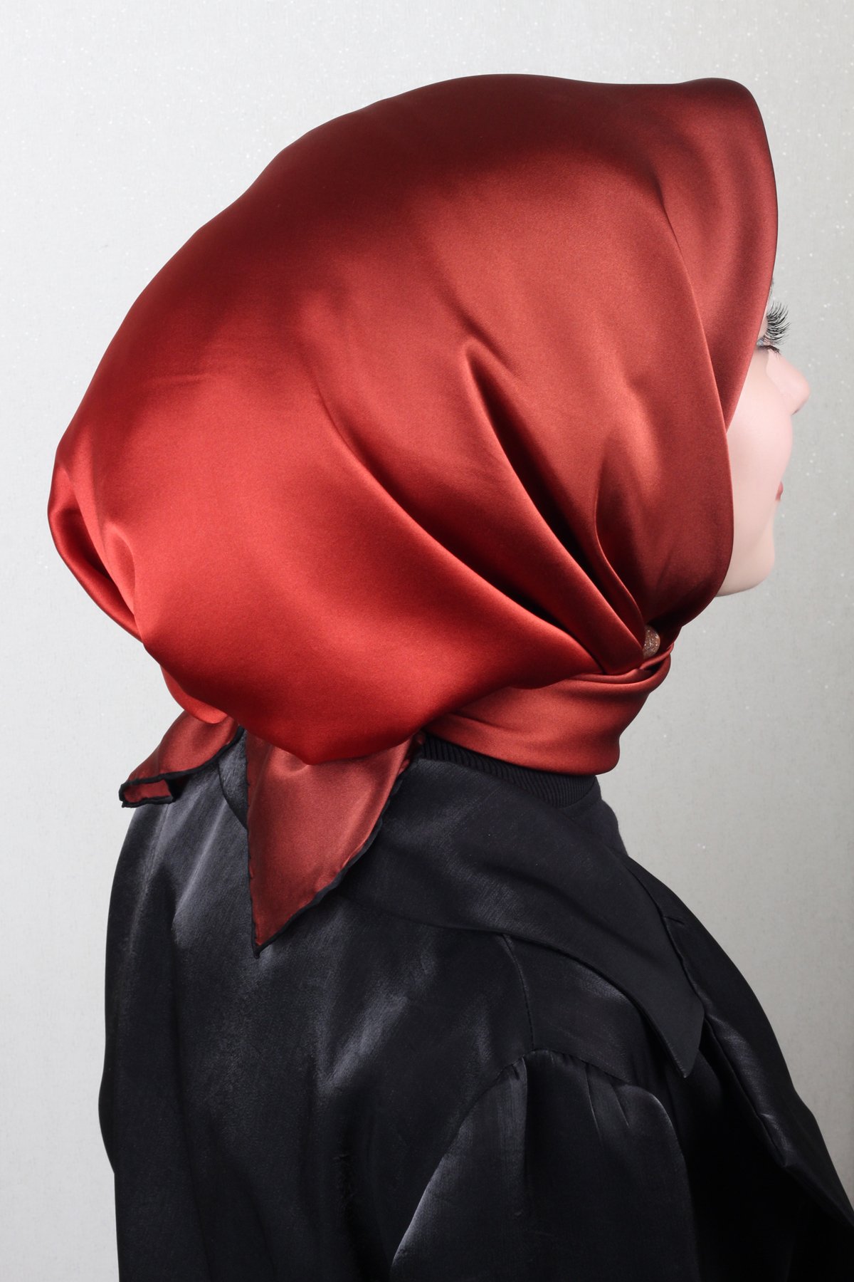 Joyas Degrade İpek Eşarp 4141-5 Kırmızı