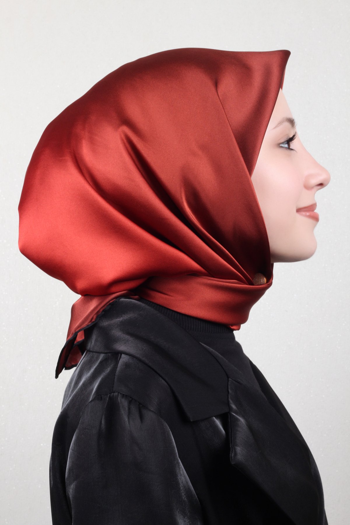 Joyas Degrade İpek Eşarp 4141-5 Kırmızı