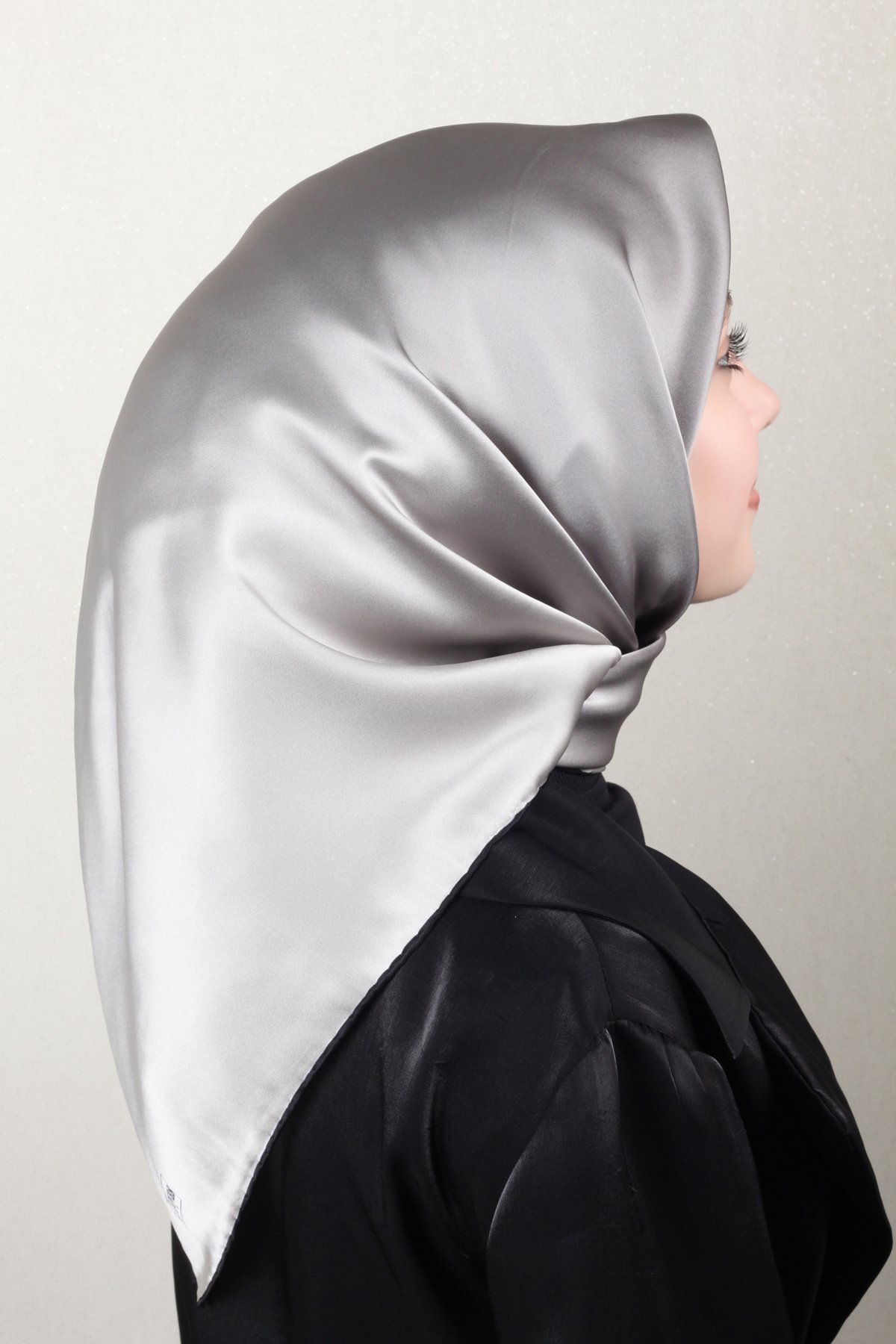 Joyas Degrade İpek Eşarp 4141-8 Füme-Siyah