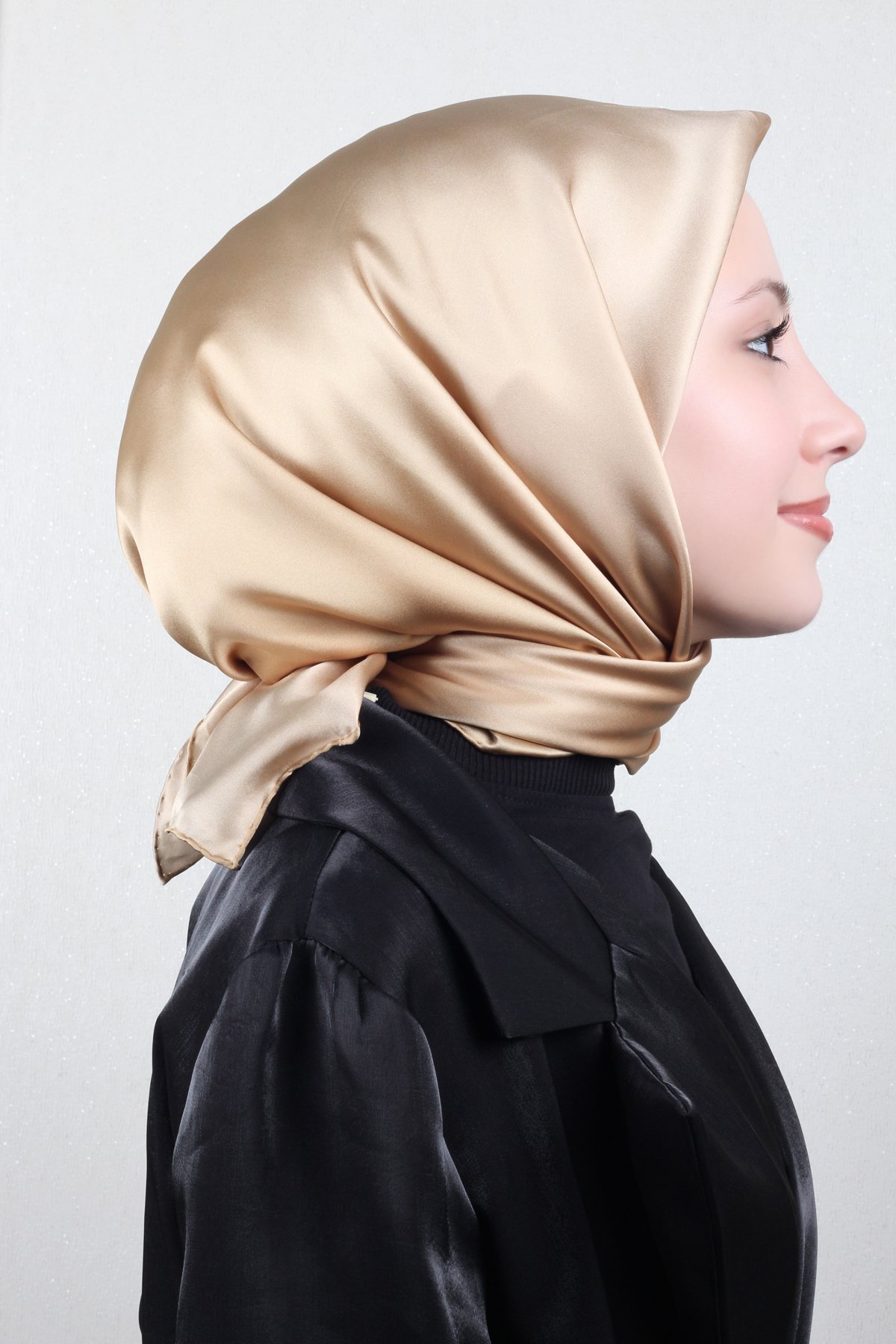 Joyas Degrade İpek Eşarp 4141-9 Gold