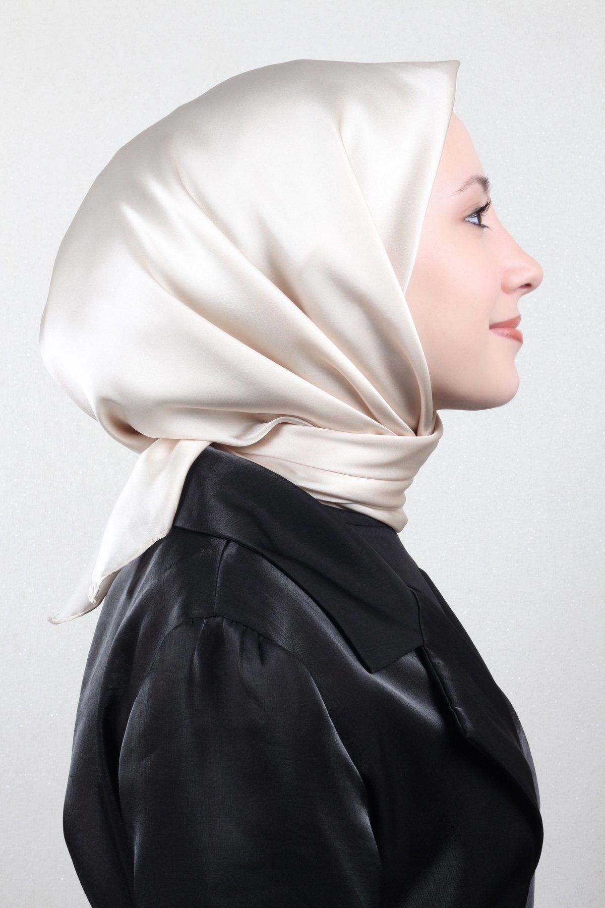 Joyas Düz İpek Eşarp 4142-1 Bej