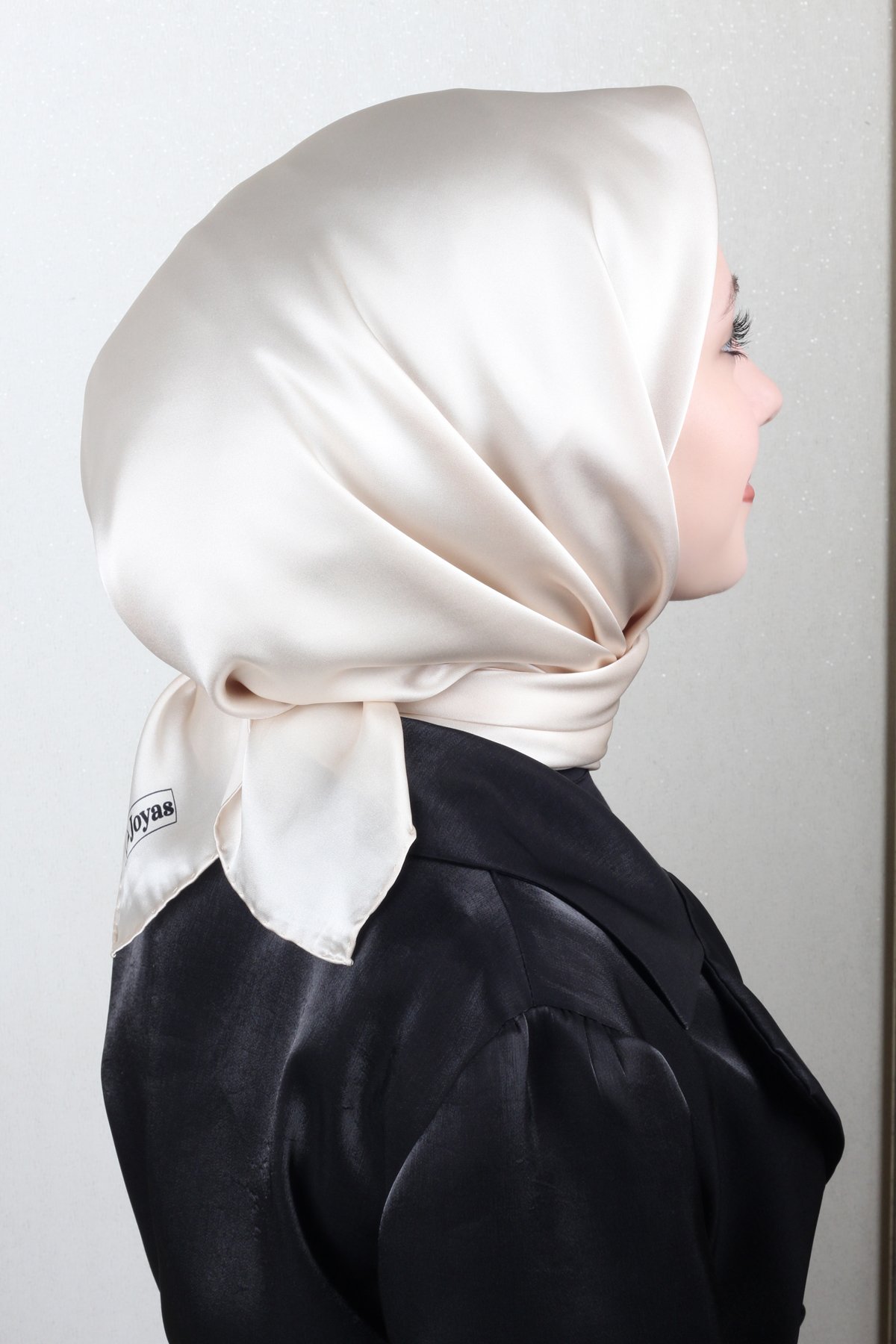 Joyas Düz İpek Eşarp 4142-1 Bej