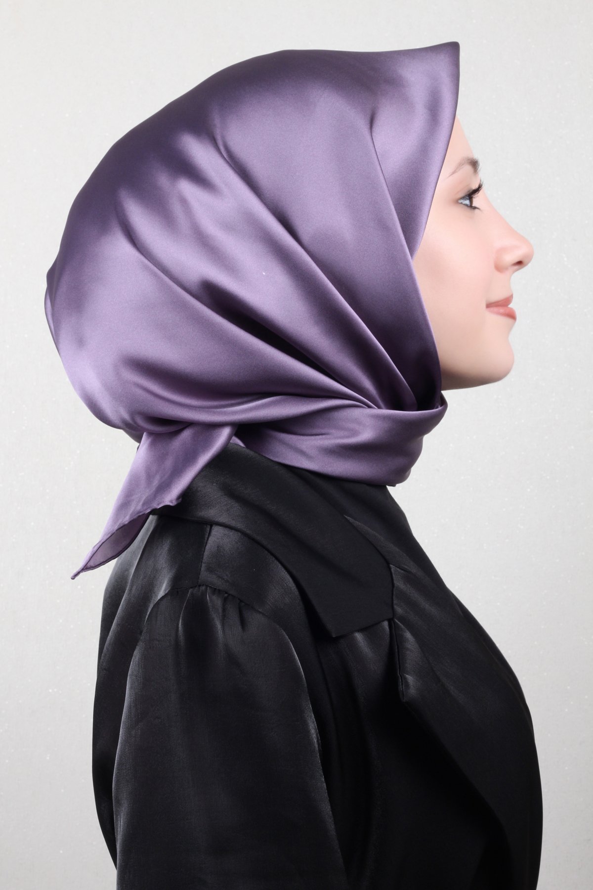 Joyas Düz İpek Eşarp 4142-10 Lavanta