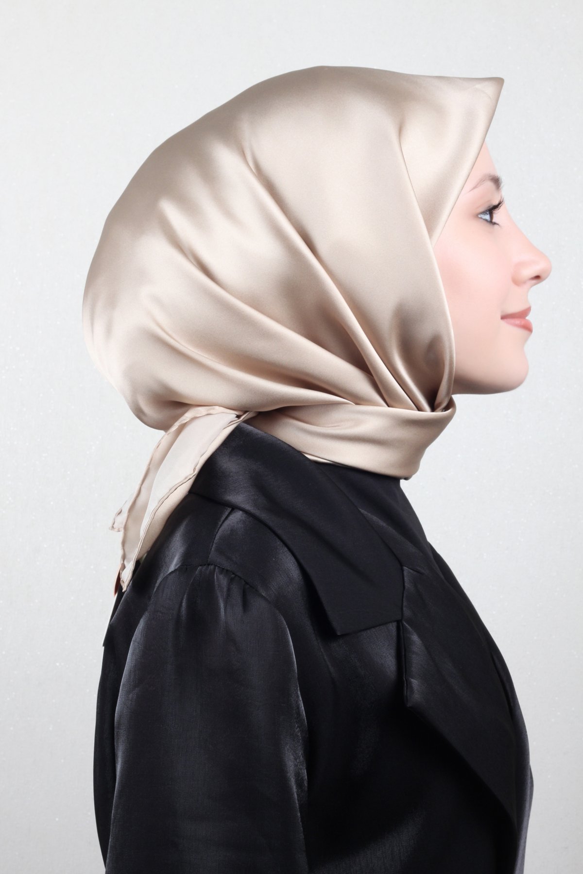 Joyas Düz İpek Eşarp 4142-11 Gold