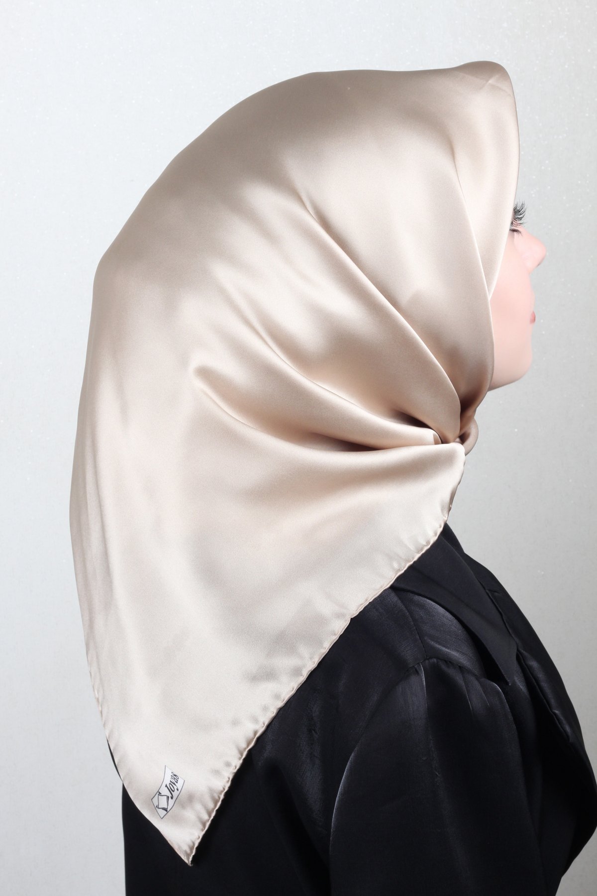 Joyas Düz İpek Eşarp 4142-11 Gold