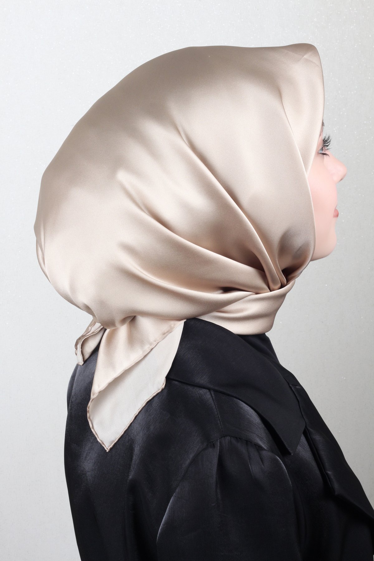 Joyas Düz İpek Eşarp 4142-11 Gold