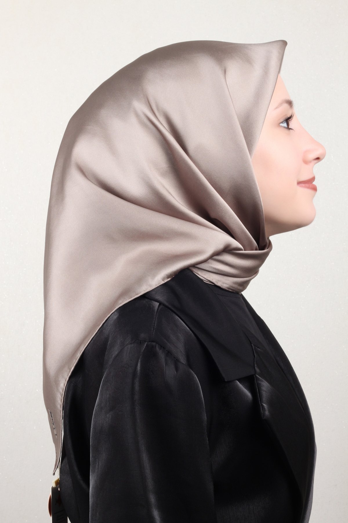 Joyas Düz İpek Eşarp 4142-14 Vizon