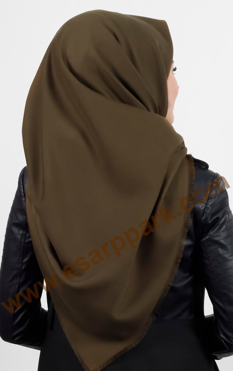 Kışlık Yünlü Düz Renk Eşarp 1750-36