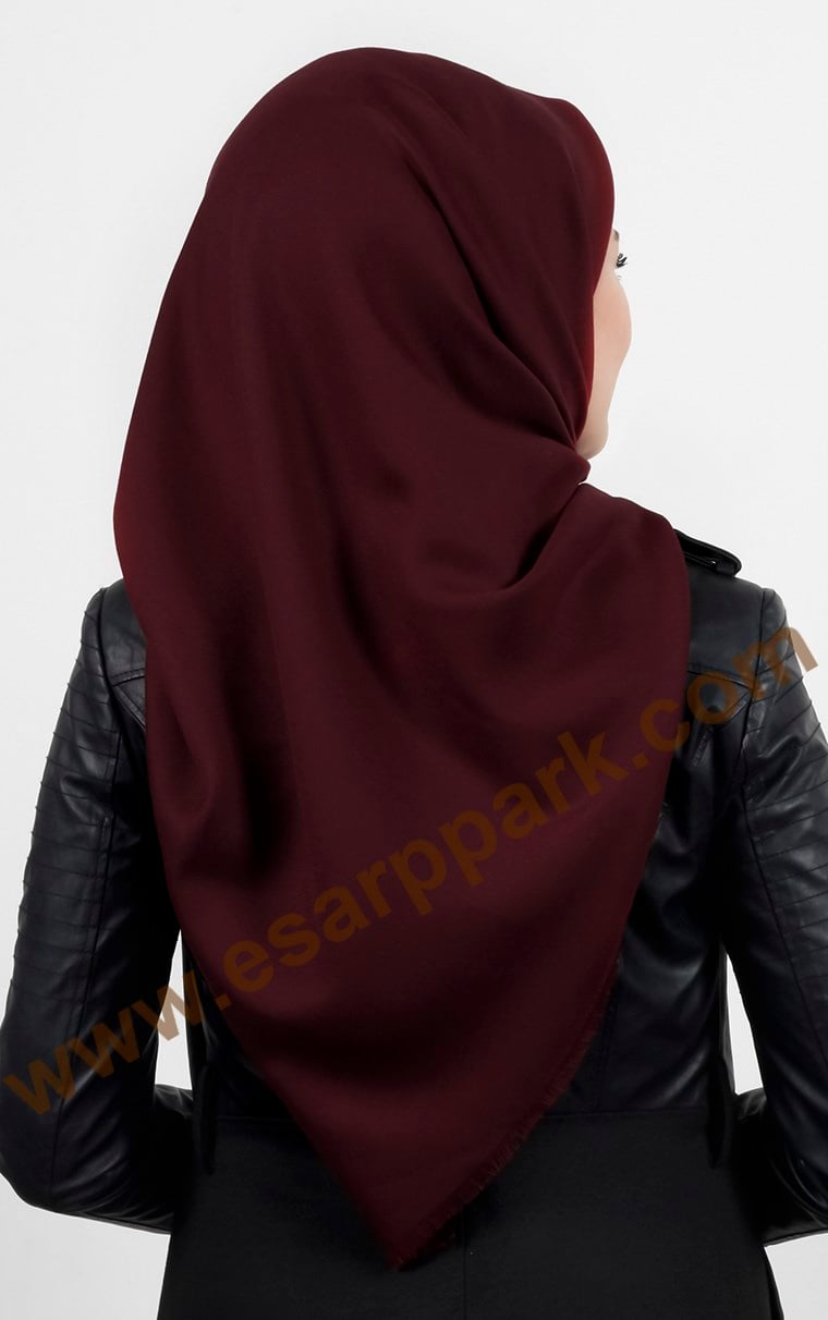 Kışlık Yünlü Düz Renk Eşarp 1750-6