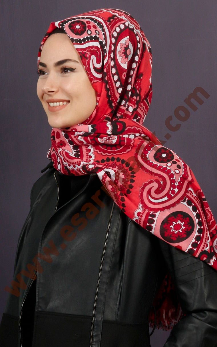 Kışlık Yünlü Şal 5381-37