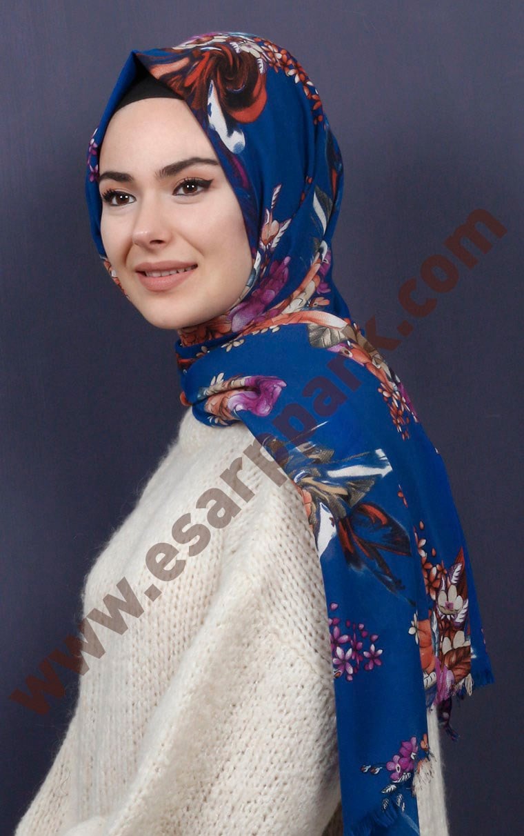 Kışlık Yünlü Şal 5381-54