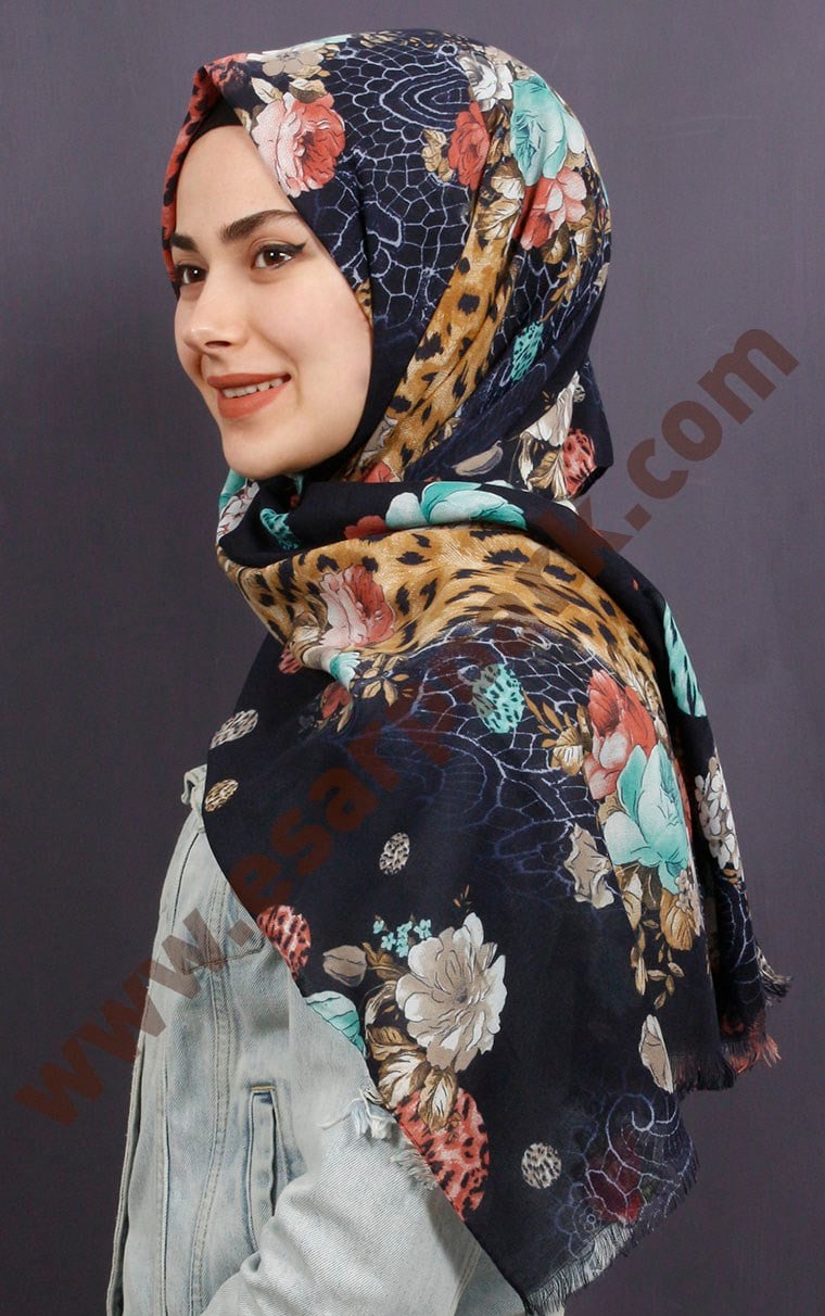 Kışlık Yünlü Şal 5382-2
