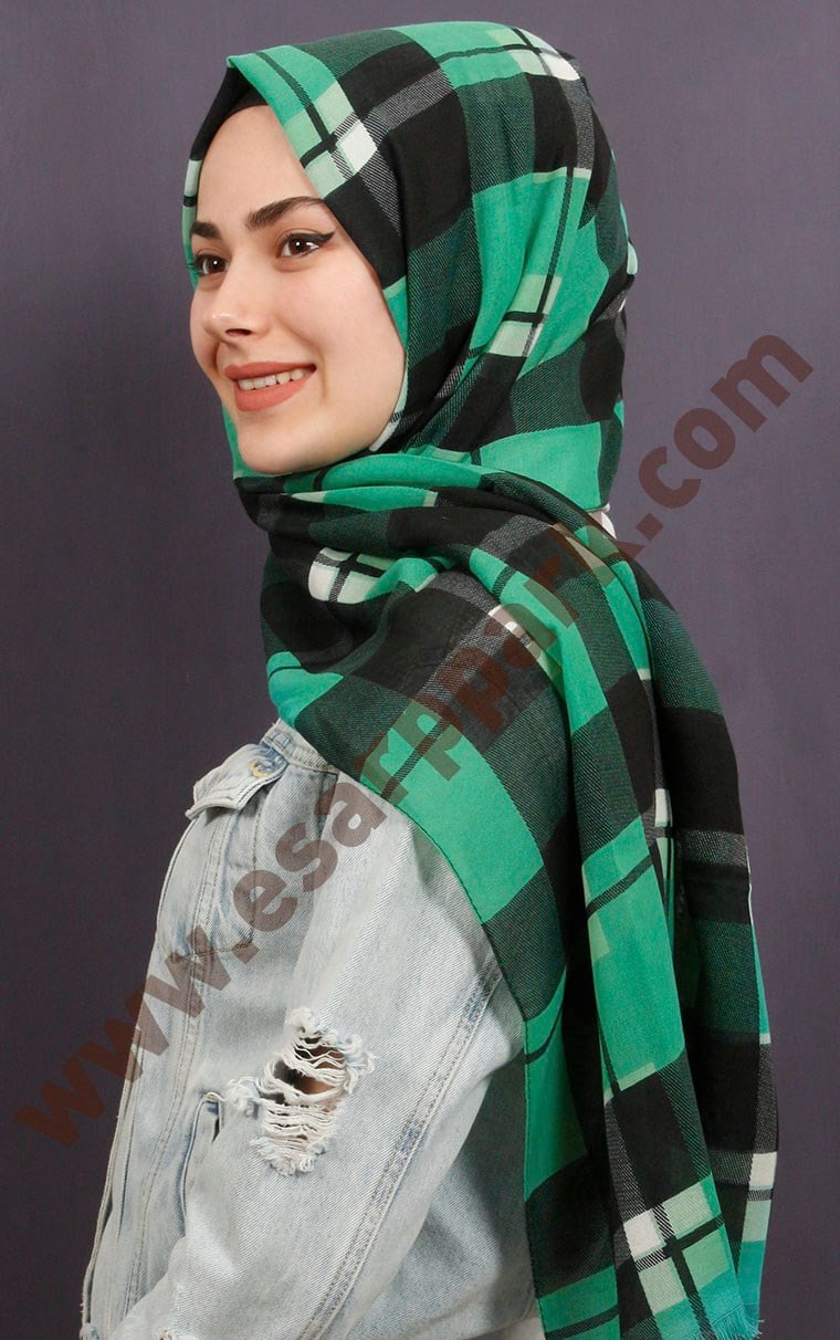 Kışlık Yünlü Şal 5382-7