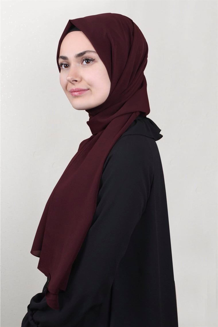 Krep Cazz Şal 1449-9 Bordo