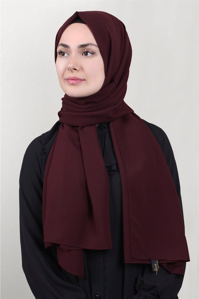 Krep Cazz Şal 1449-9 Bordo