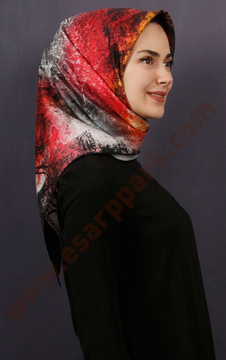 Lavender Tiwil İpek Eşarp 1471-29