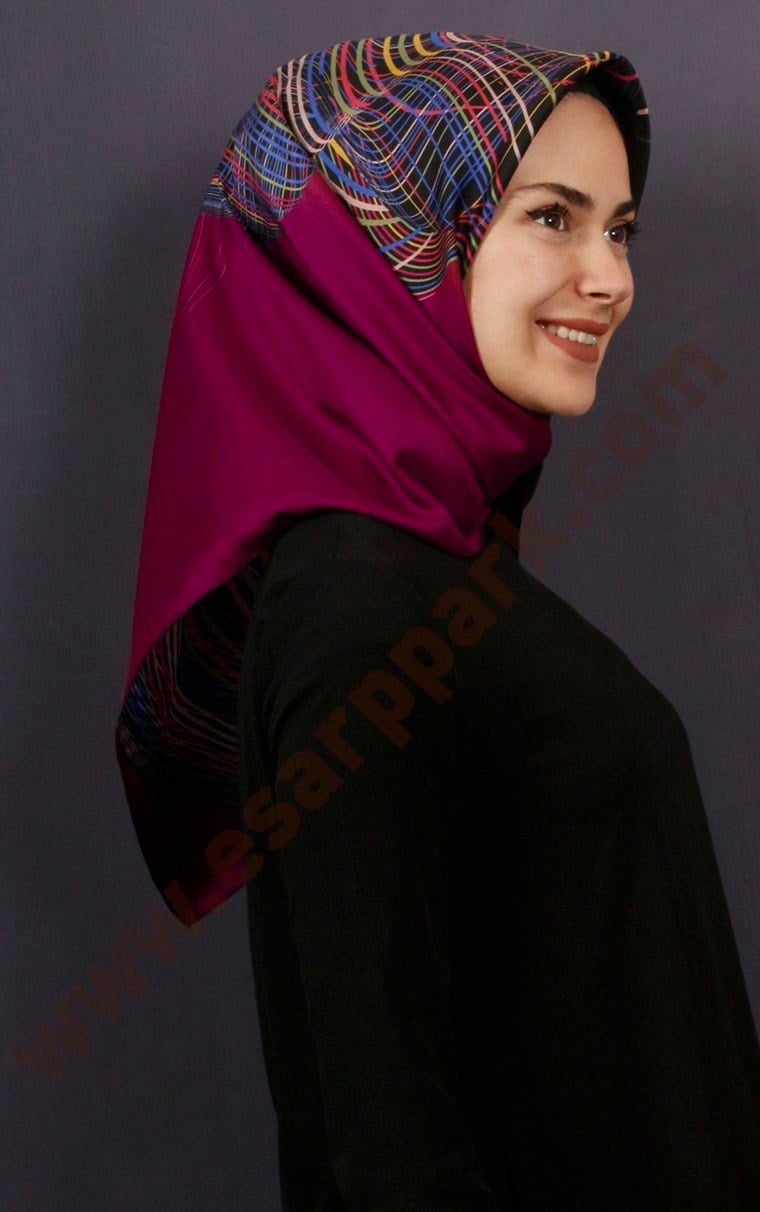 Lavender Tiwil İpek Eşarp 1471-32