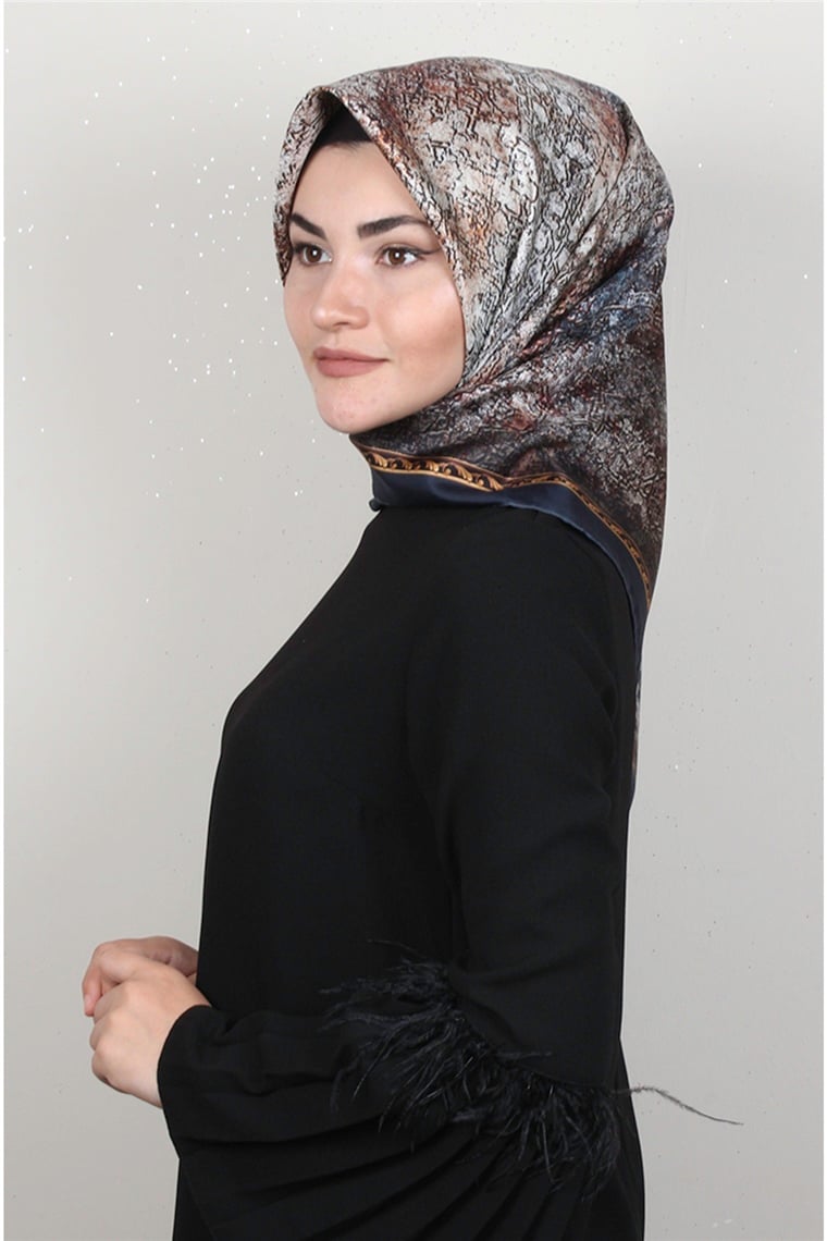 Lavender Twill İpek Eşarp 2537-4