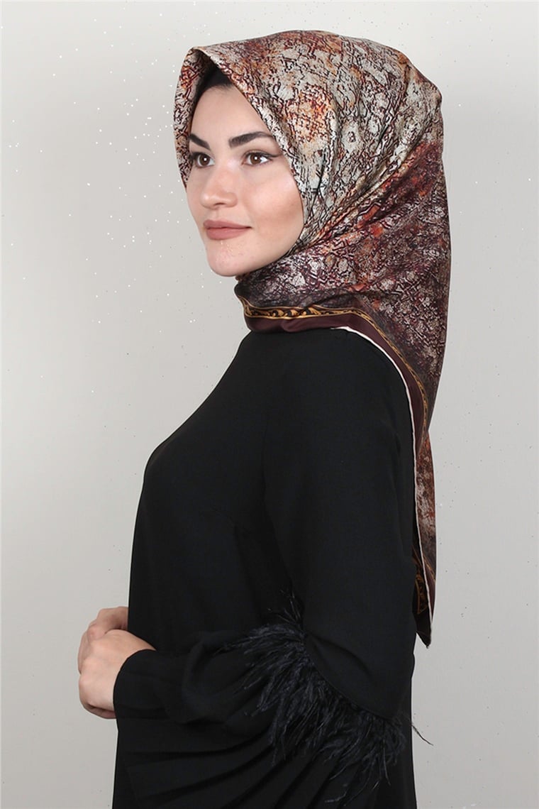 Lavender Twill İpek Eşarp 2537-9