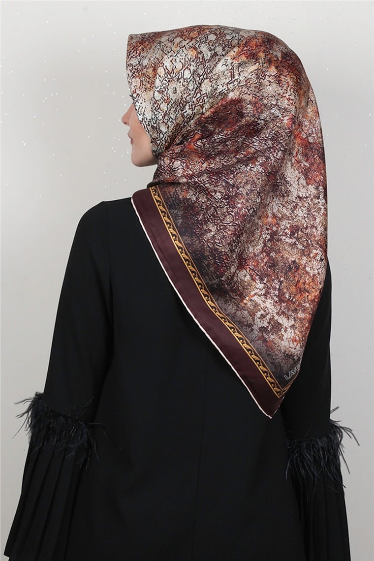 Lavender Twill İpek Eşarp 2537-9