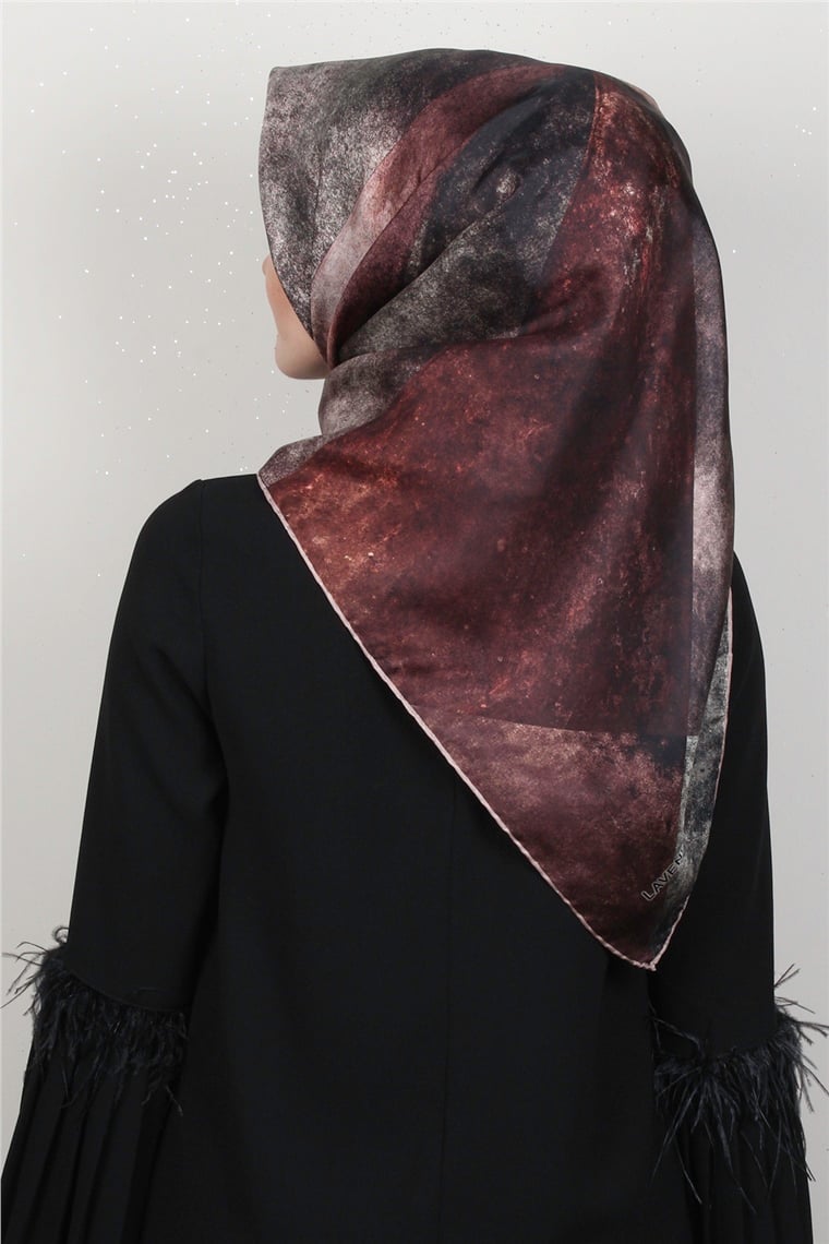 Lavender Twill İpek Eşarp 2538-4