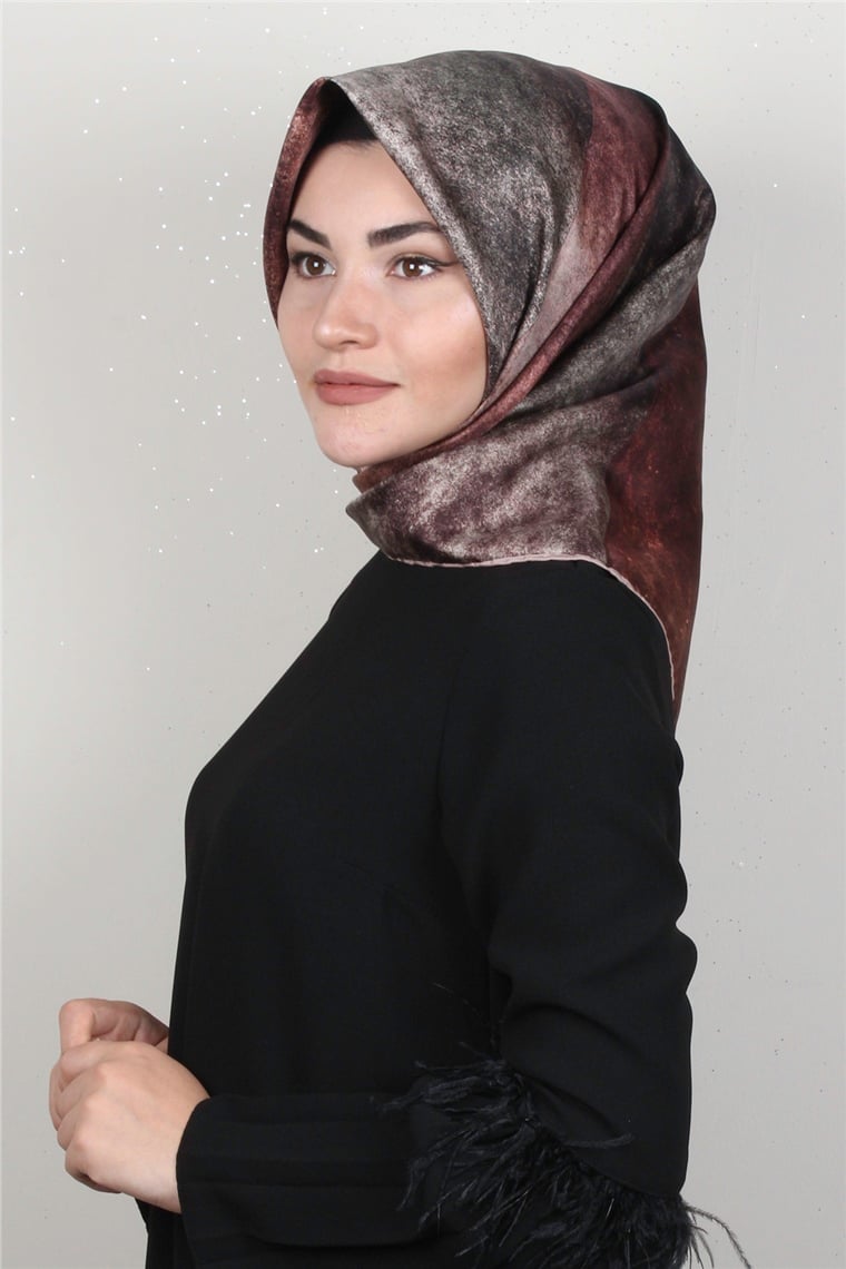 Lavender Twill İpek Eşarp 2538-4