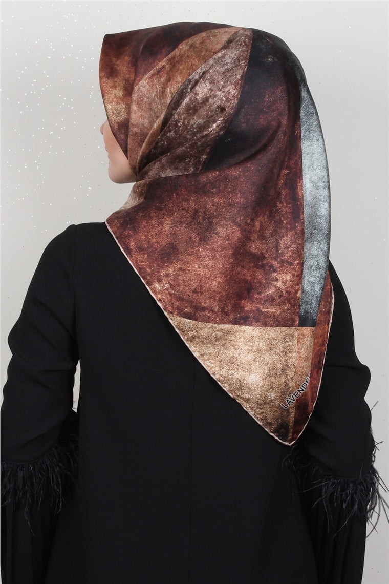 Lavender Twill İpek Eşarp 2538-8