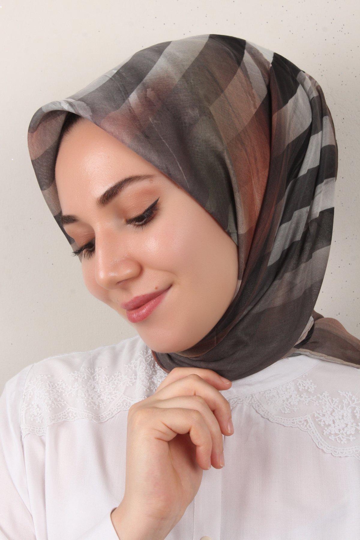 Lavina Fresh Eşarp 2771-3 Sütlü Kahve