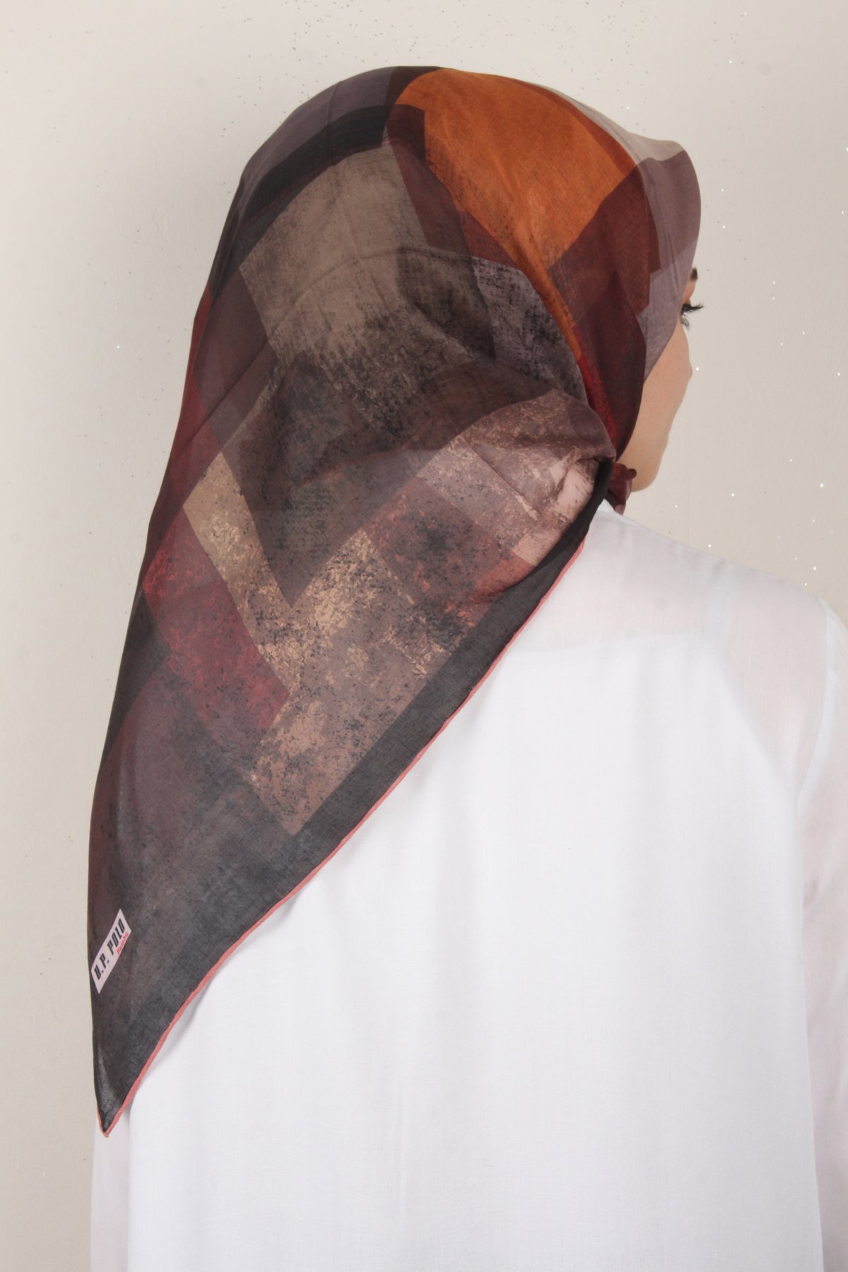 Lavina Fresh Eşarp 2772-5 Siyah-Pembe