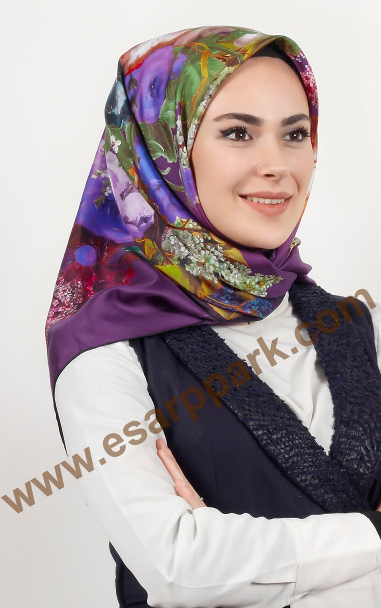 Levidor İpek Eşarp 12518-5