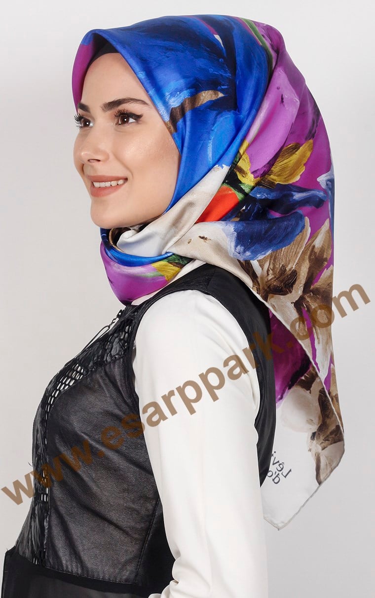 Levidor İpek Eşarp 12525-3