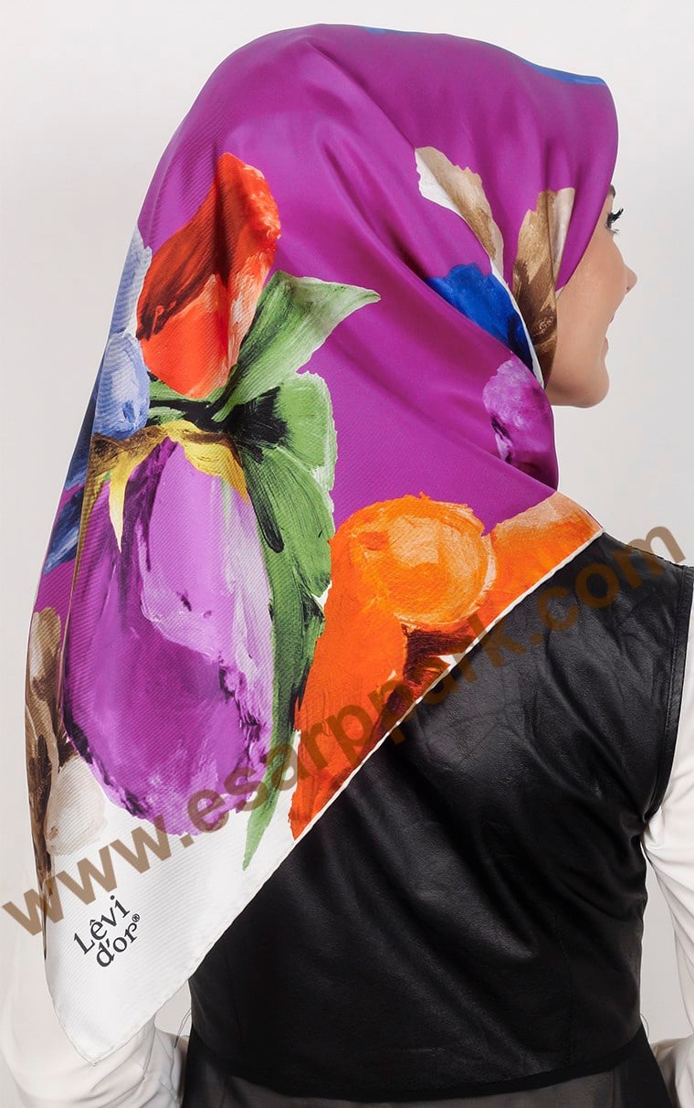 Levidor İpek Eşarp 12525-3