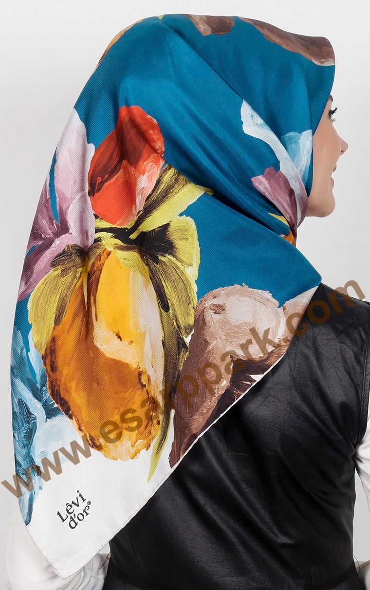 Levidor İpek Eşarp 12543-1