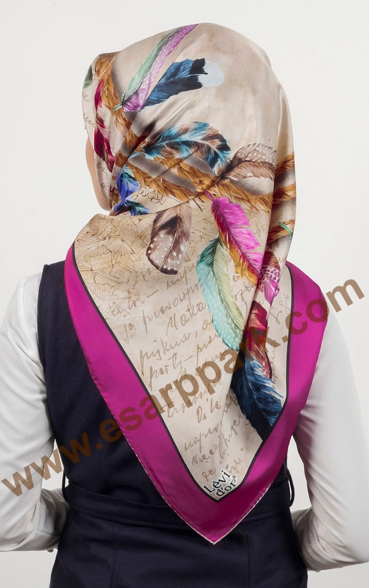Levidor İpek Eşarp 12546-1