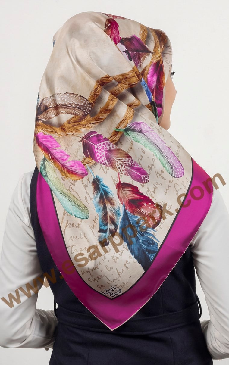 Levidor İpek Eşarp 12546-1