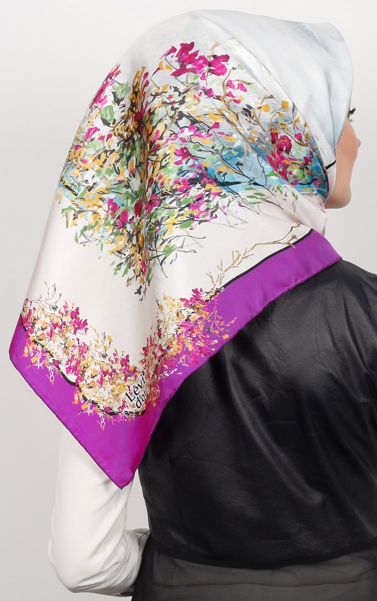 Levidor İpek Eşarp 12546-7