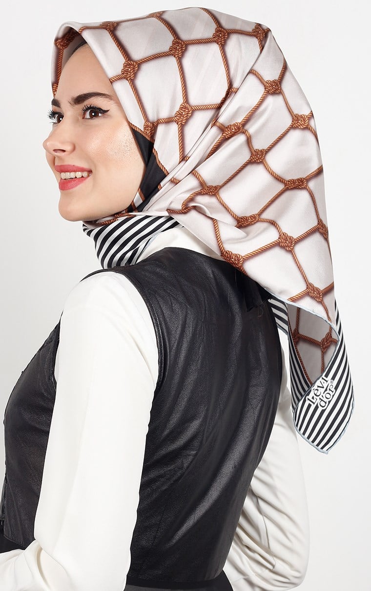 Levidor İpek Eşarp 12546-8