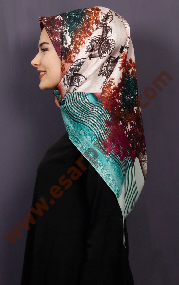 Levidor İpek Eşarp 12547-1