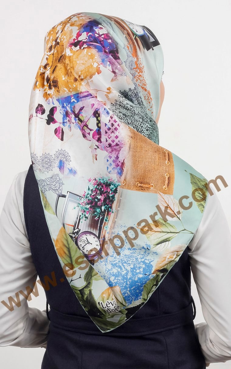 Levidor İpek Eşarp 12547-5