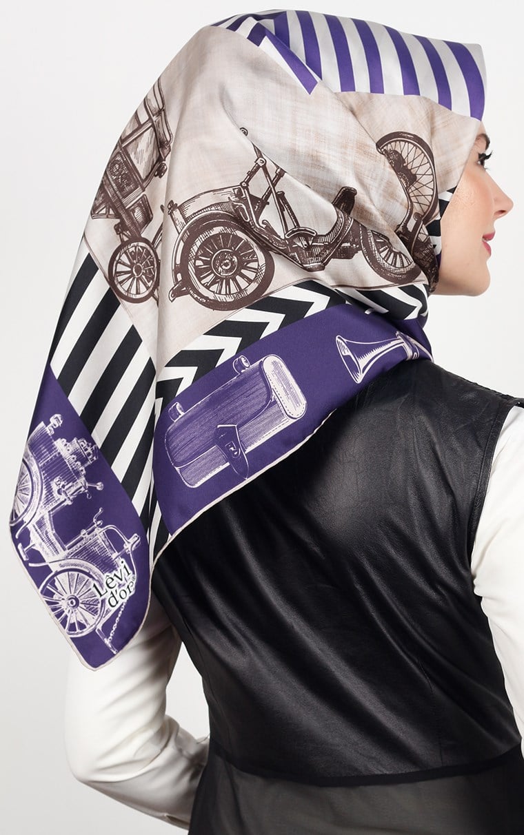 Levidor İpek Eşarp 12548-2