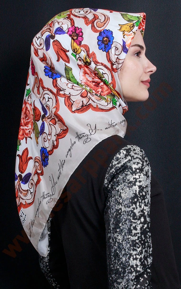 Levidor İpek Eşarp 12641-2