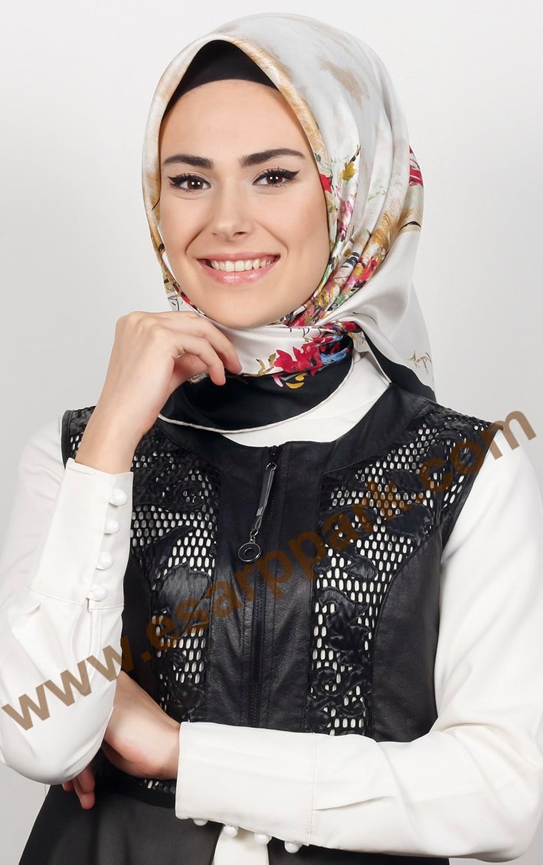 Levidor İpek Eşarp 12657-1