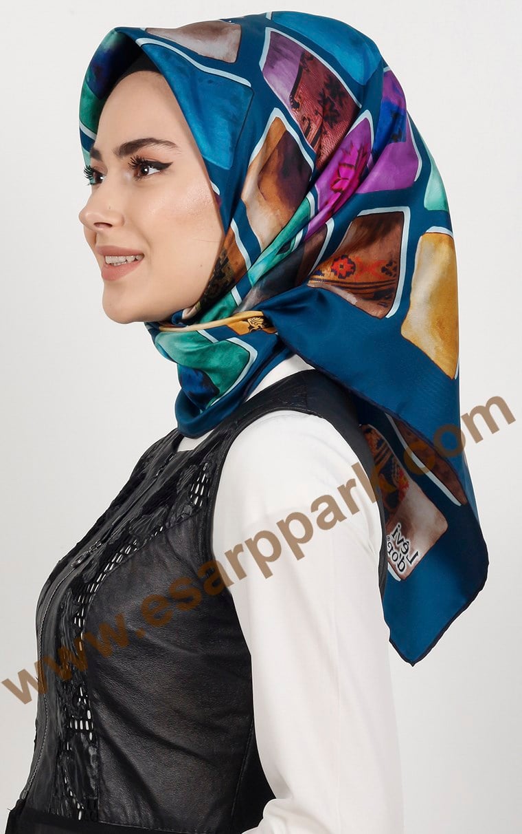 Levidor İpek Eşarp 12661-2